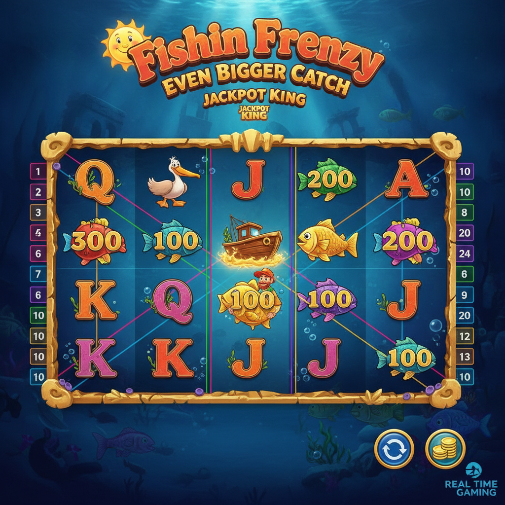 Fishin' Frenzy Even Bigger Catch Jackpot King