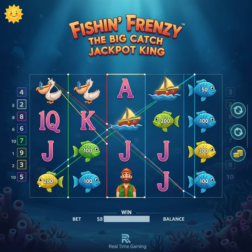 Fishin' Frenzy The Big Catch Jackpot King